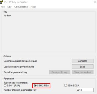 Создание SSH-ключей на Windows с PuTTYgen