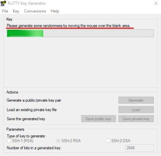 Создание SSH-ключей на Windows с PuTTYgen
