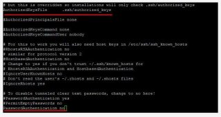 SSH - Отключение аутентификации по паролю