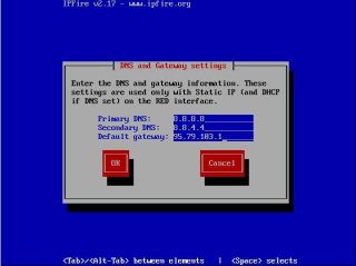 Настройка сети ipfire (Linux)