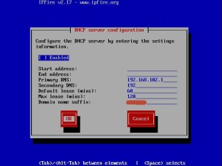Настройка сети ipfire (Linux)