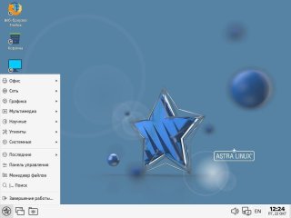 Рабочий стол Astra Linux